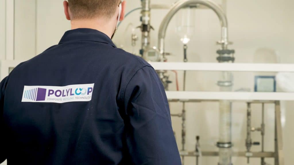 Essai recyclage polycarbonate pilote laboratoire